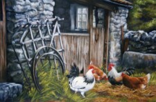 the farmyard